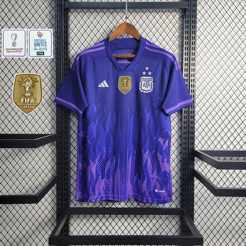 Argentina 2022 (3 Estrellas) - Camiseta Visitante